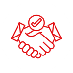 icono apretón de manos